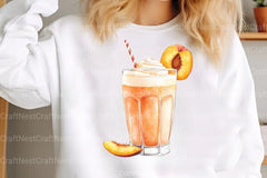 Cute Peaches Garden Fruit Clipart Bundle 2 - CraftNest - Digital Crafting and Art