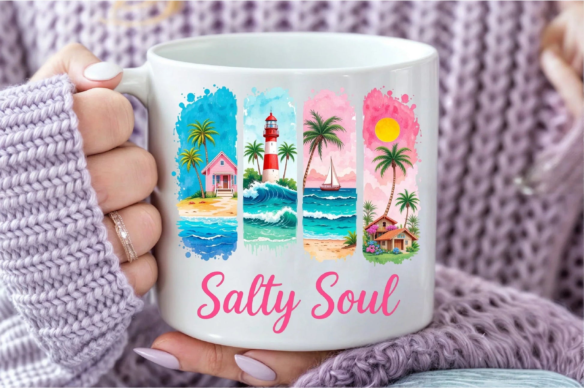 Summer Salty Soul Beach Clipart Bundle - CraftNest - Digital Crafting and Art