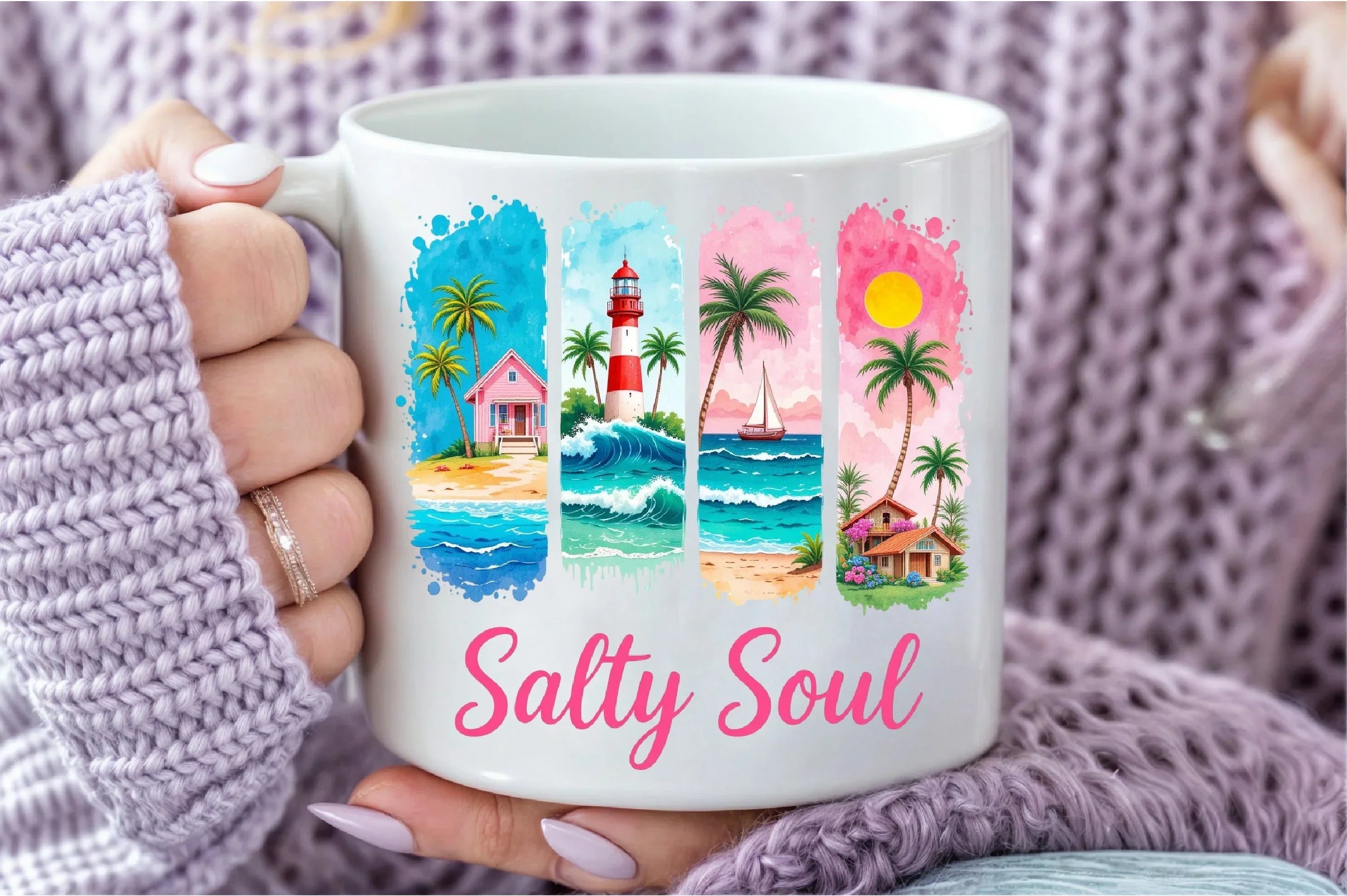 Summer Salty Soul Beach Clipart Bundle - CraftNest - Digital Crafting and Art