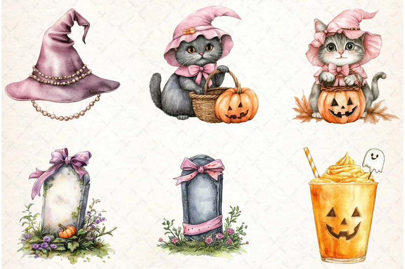 Happy Halloween Clipart Bundle 3 - CraftNest - Digital Crafting and Art