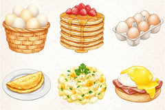Fried Eggs Clipart Bundle 1 - CraftNest - Digital Crafting and Art