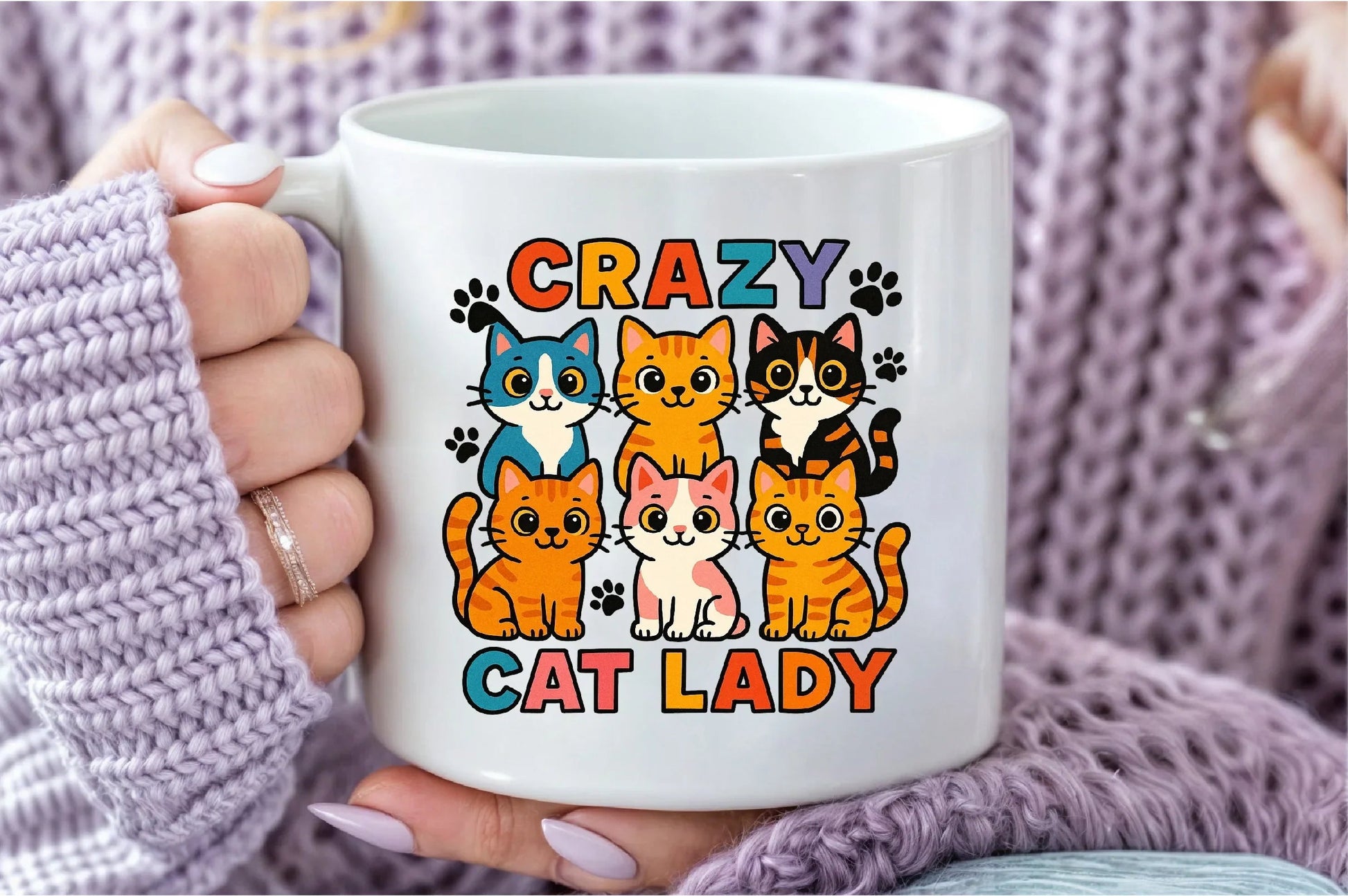 Funny Crazy Cat Lady Clipart Bundle - CraftNest - Digital Crafting and Art