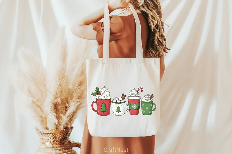 Christmas Coffee Clipart Bundle 7 - CraftNest - Digital Crafting and Art