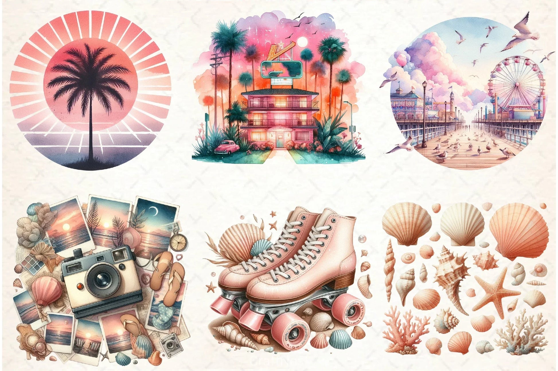 Summer Clipart Bundle 7 - CraftNest - Digital Crafting and Art