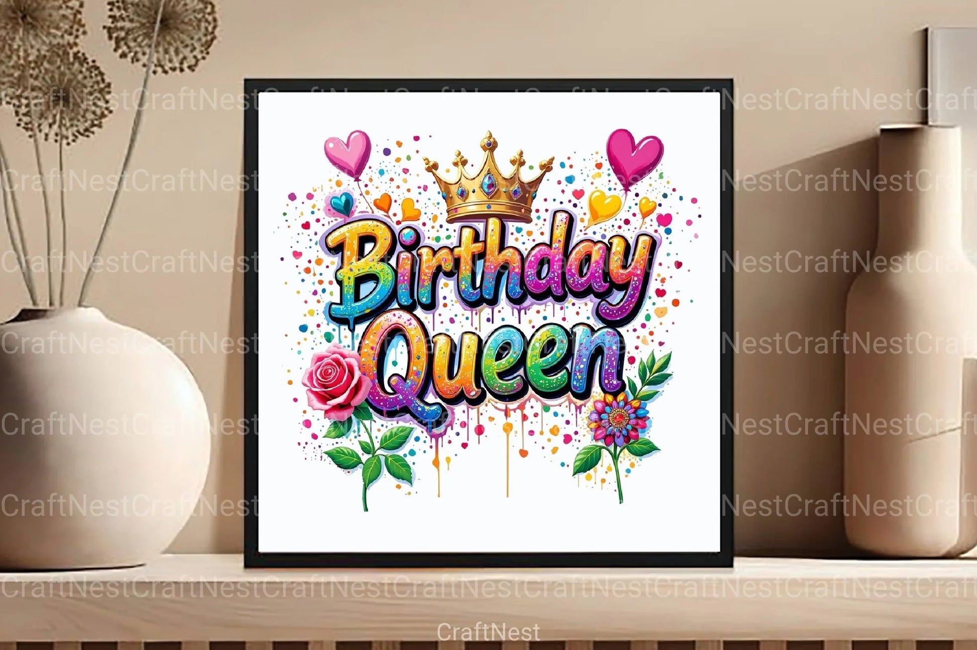 Birthday Queen Clipart Bundle 1 - CraftNest - Digital Crafting and Art