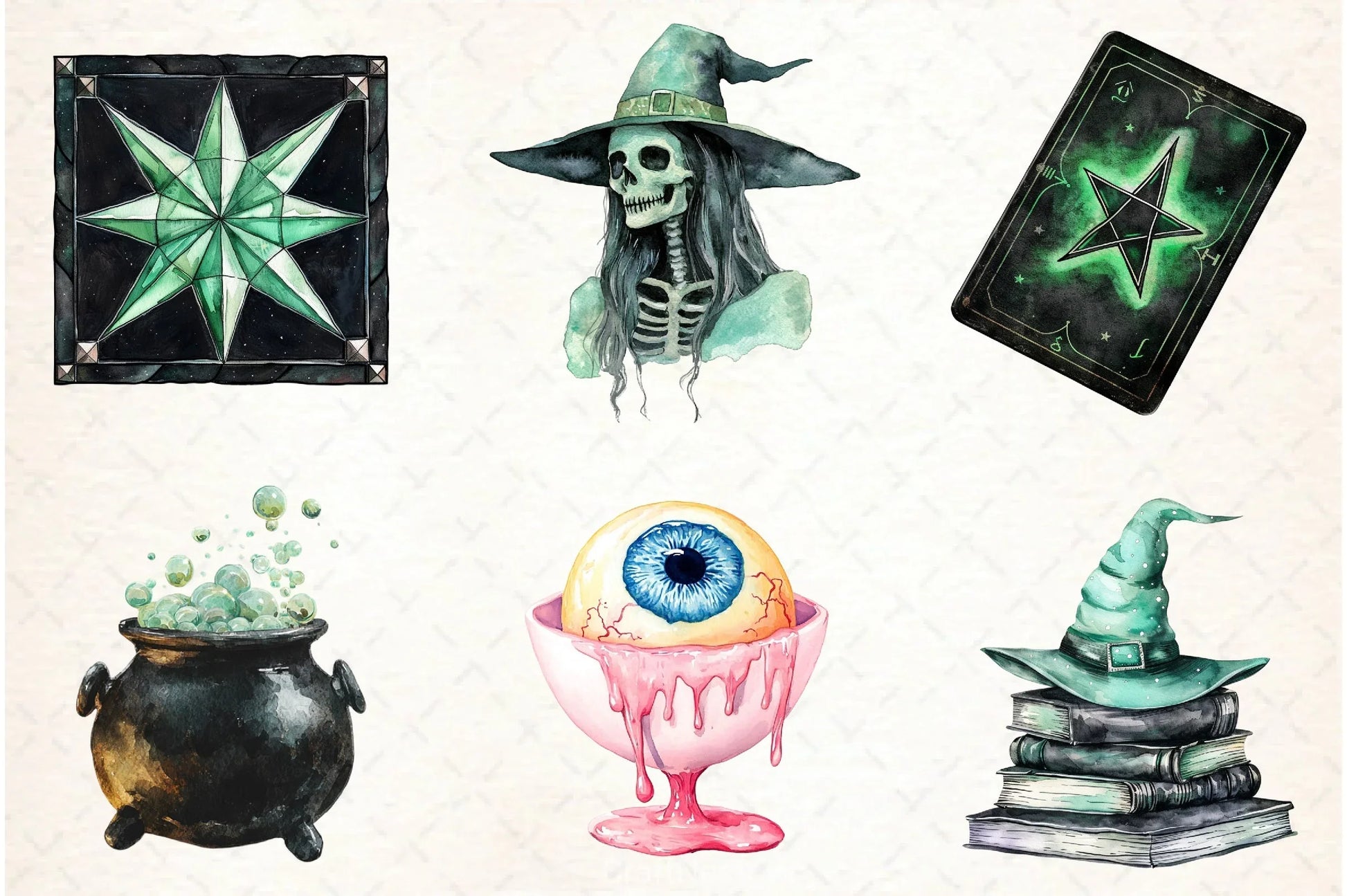 Pastel Halloween Clipart Bundle 1 - CraftNest - Digital Crafting and Art