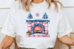 Pink & Blue Christmas Clipart Bundle - CraftNest - Digital Crafting and Art