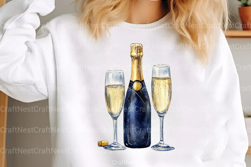 Whimsical Christmas Cute Holiday Illustrations Clipart Bundle - CraftNest - Digital Crafting and Art