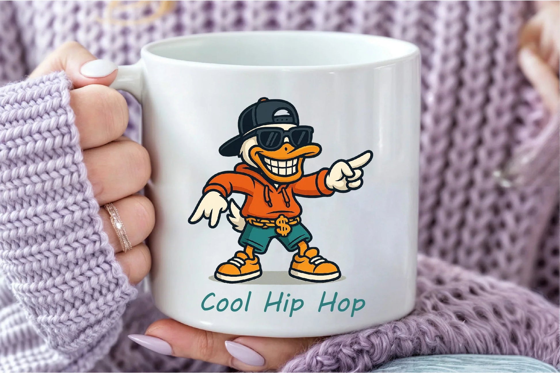 Cool Hip Hop Duck Digital Clipart Bundle - CraftNest - Digital Crafting and Art