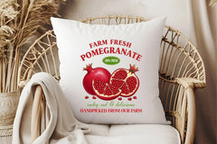 Farm Fresh Pomegranate Clipart Bundle - CraftNest - Digital Crafting and Art