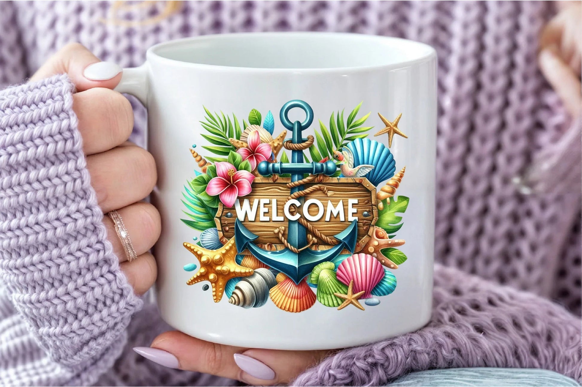 Starfish Welcome Sign Clipart Bundle - CraftNest - Digital Crafting and Art
