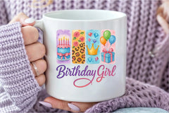 Brushstroke Birthday Girl Clipart Bundle - CraftNest - Digital Crafting and Art