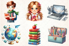 School Clipart Bundle - CraftNest - Digital Crafting and Art