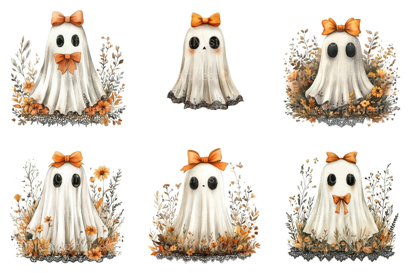 Girly Spooky Season Clipart Bundle - CraftNest - Digital Crafting and Art