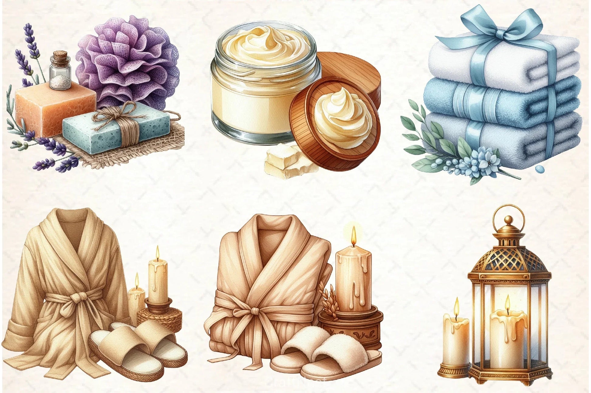Winter Spa Clipart Bundle - CraftNest - Digital Crafting and Art