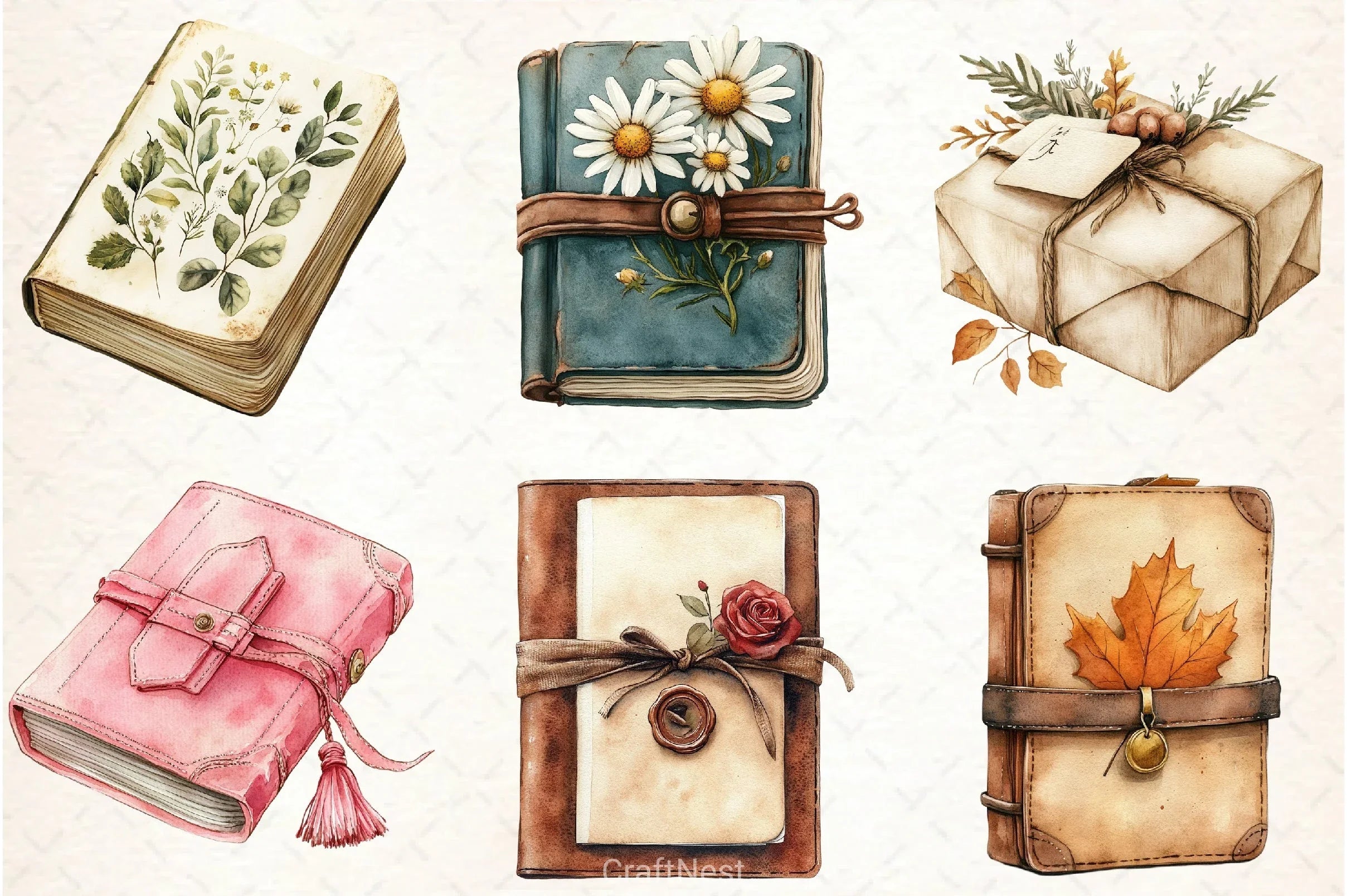 Autumn Book Clipart Bundle 2 - CraftNest - Digital Crafting and Art