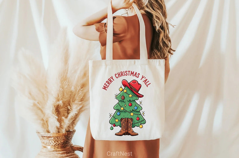 Merry Christmas Y'All Clipart Bundle 2 - CraftNest - Digital Crafting and Art