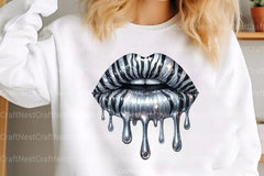 Animal Print Dripping Lips Clipart Bundle - CraftNest - Digital Crafting and Art