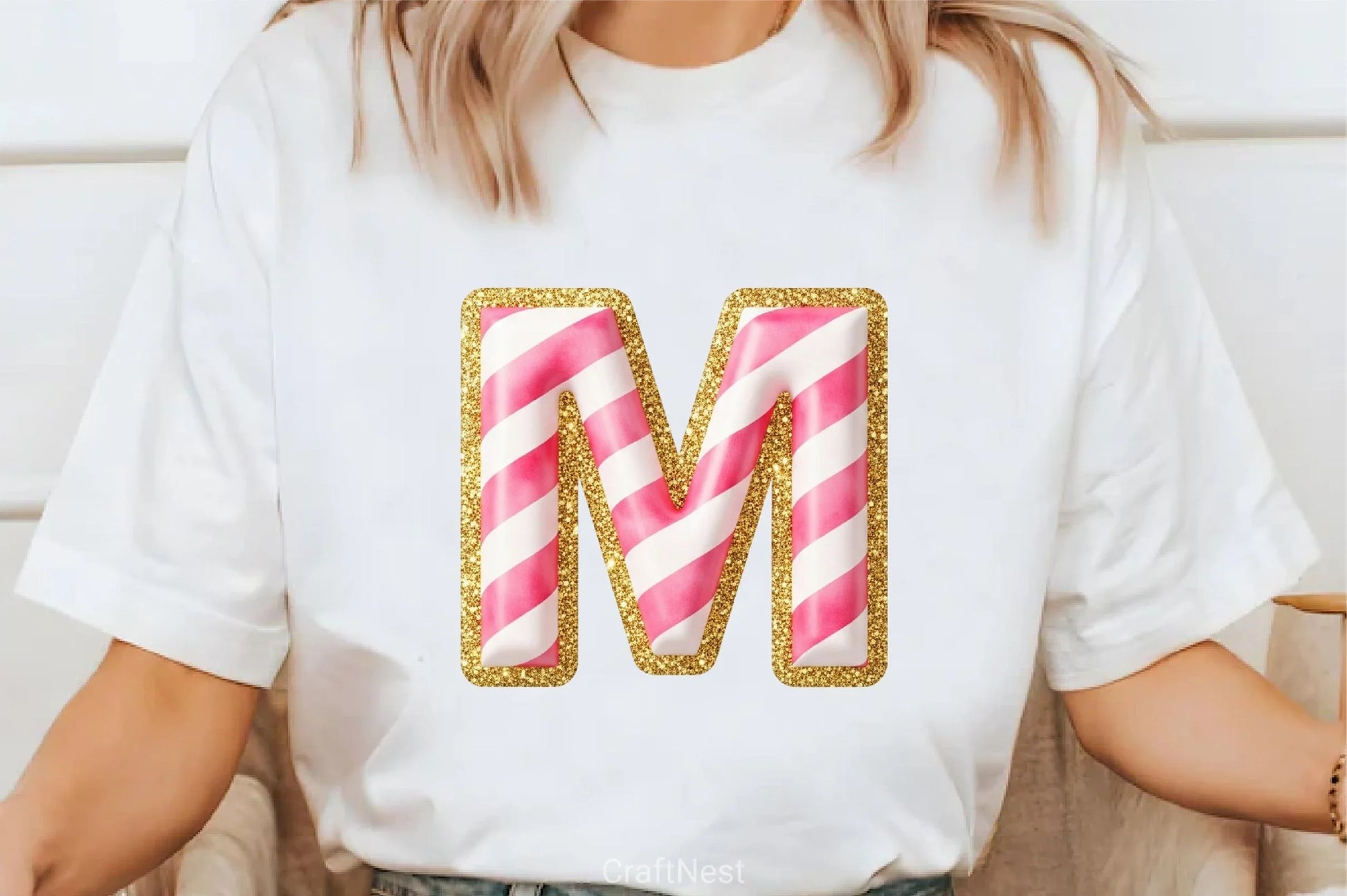 Candy Cane Alphabet Clipart Bundle - CraftNest - Digital Crafting and Art