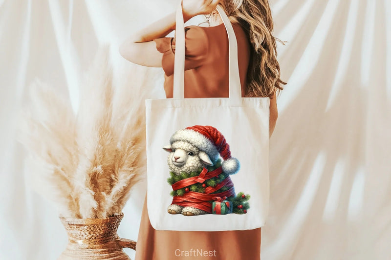 Animal Christmas Tree Clipart Bundle 1 - CraftNest - Digital Crafting and Art