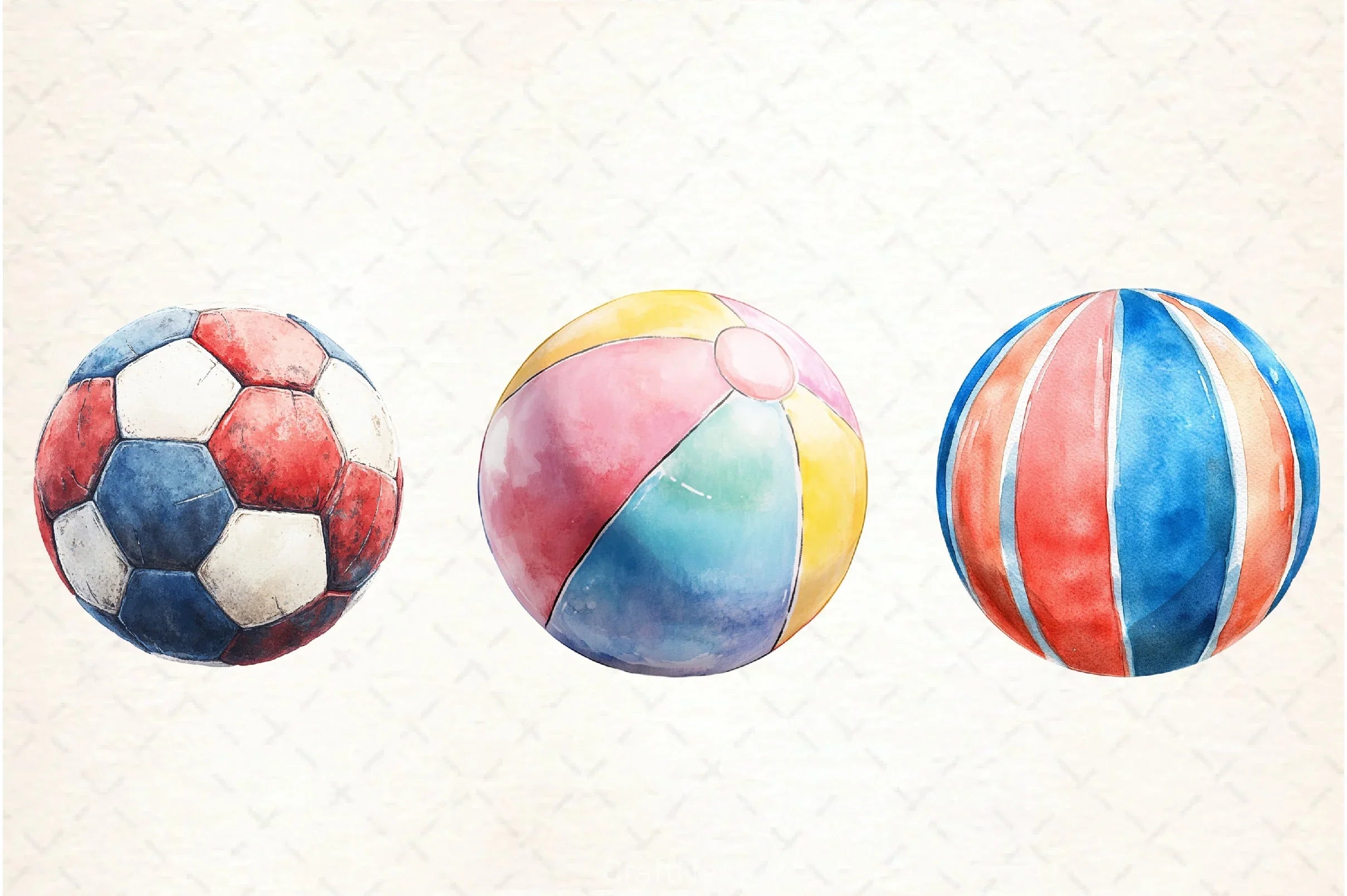 Summer Ball Clipart Bundle - CraftNest - Digital Crafting and Art