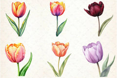 Tulip Clipart Bundle - CraftNest - Digital Crafting and Art