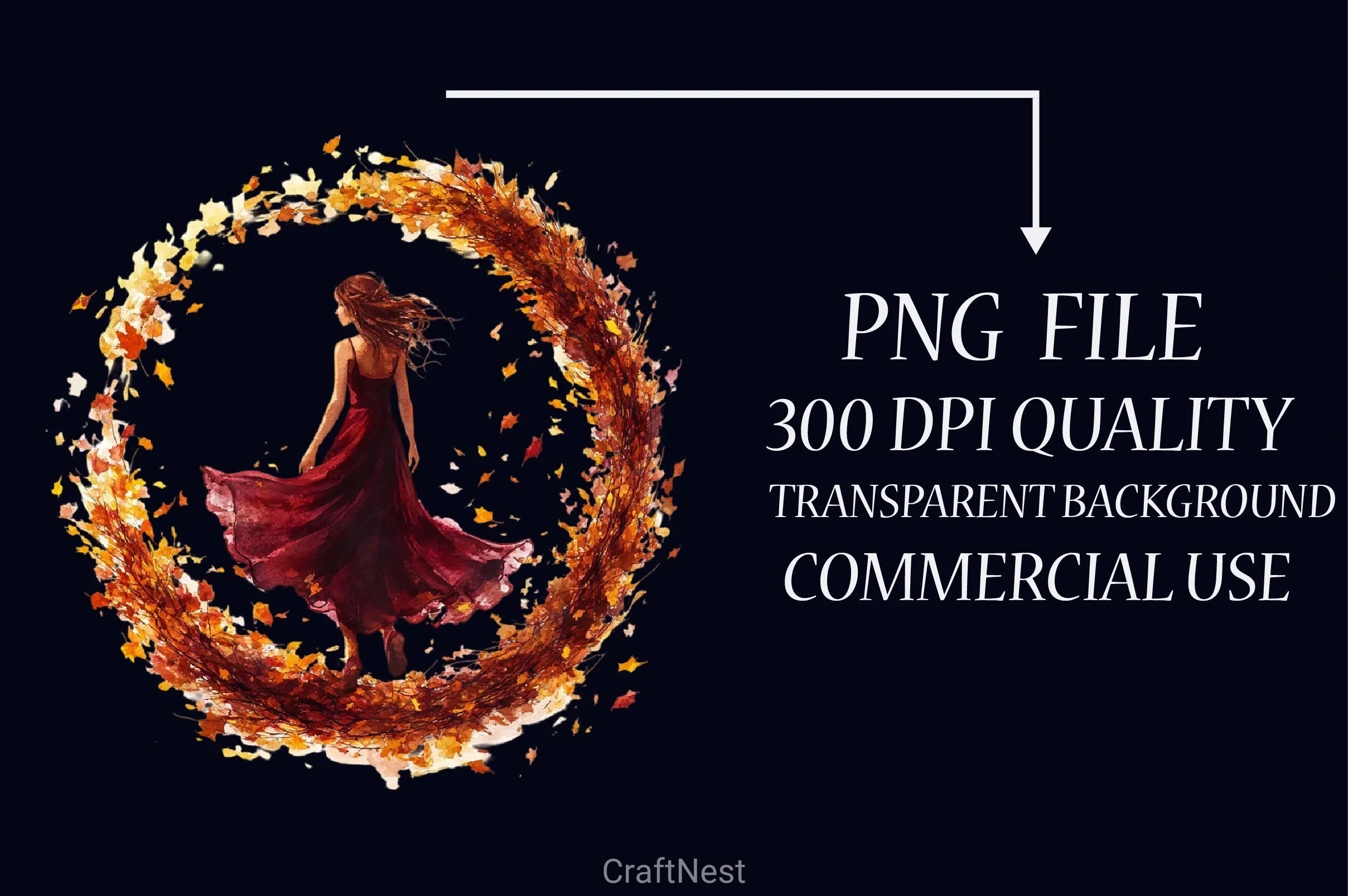 Autumn Girl Clipart Bundle 1 - CraftNest - Digital Crafting and Art