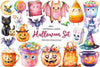 Cute Halloween Set Clipart Bundle 3
