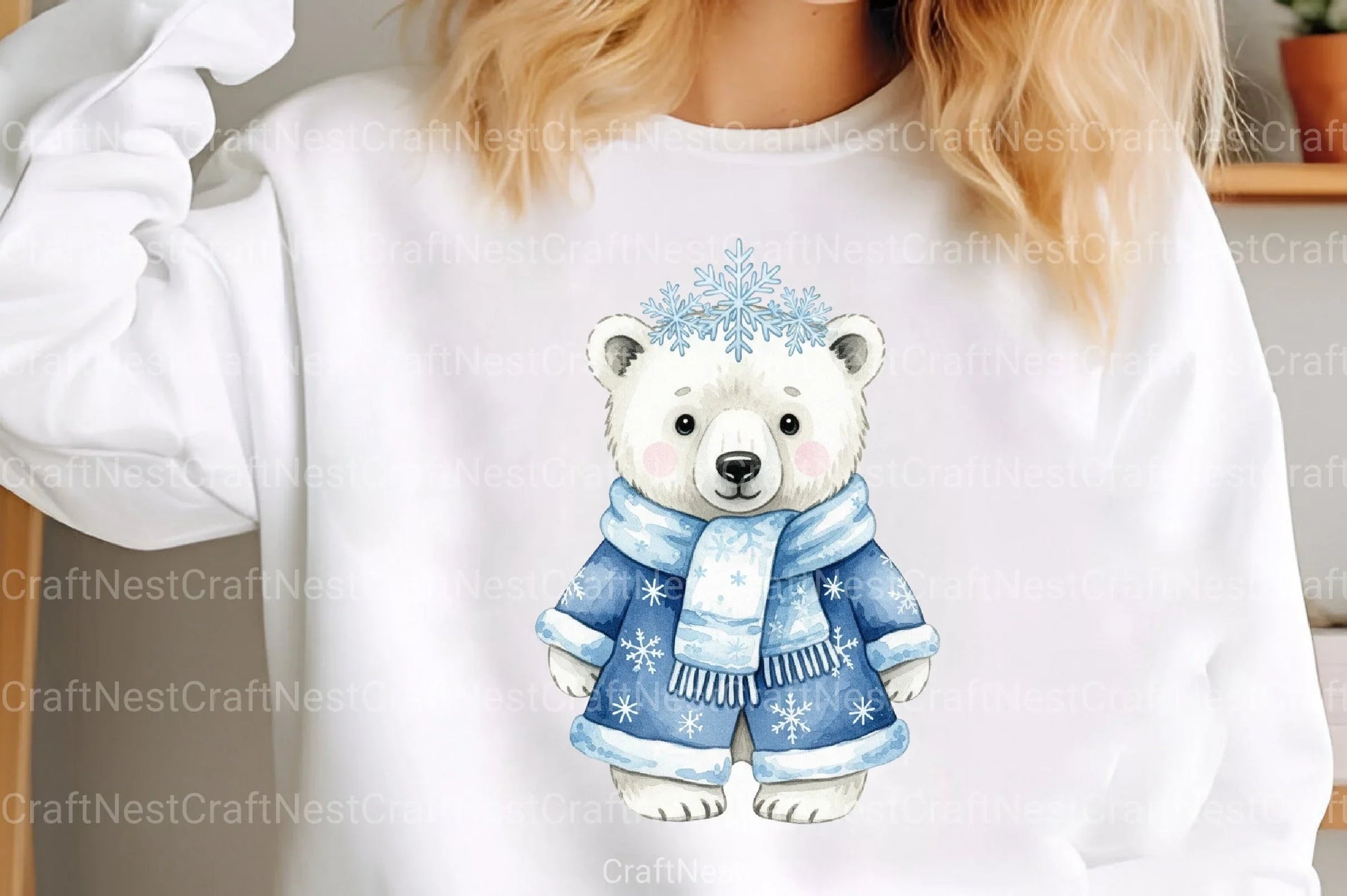 Polar Bear Christmas Clipart Bundle 2 - CraftNest - Digital Crafting and Art