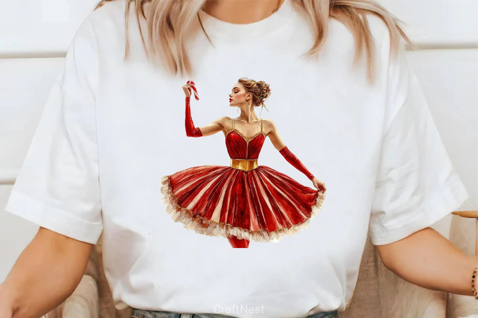 Christmas Ballerina Clipart Bundle - CraftNest - Digital Crafting and Art