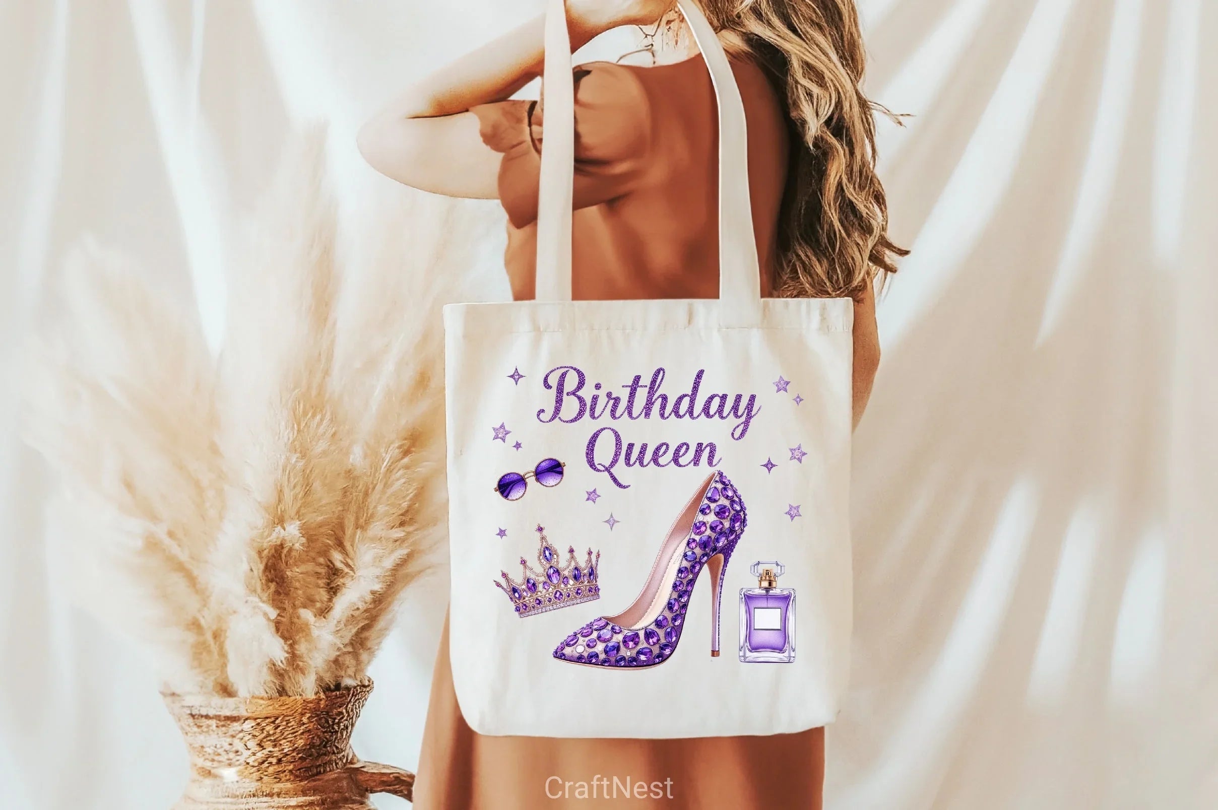 Glitter Birthday Queen Clipart Bundle - CraftNest - Digital Crafting and Art