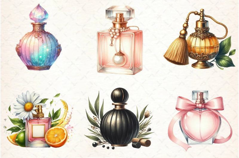 Perfume Clipart Bundle 3 - CraftNest - Digital Crafting and Art