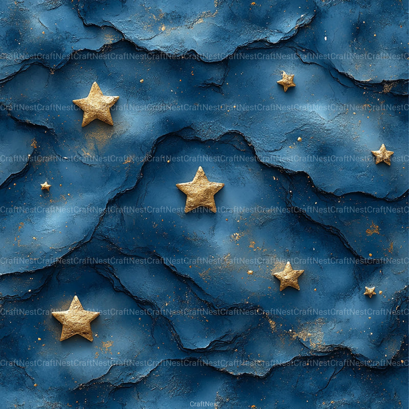 Gold Starry Grunge Digital Paper 4 - CraftNest - Digital Crafting and Art