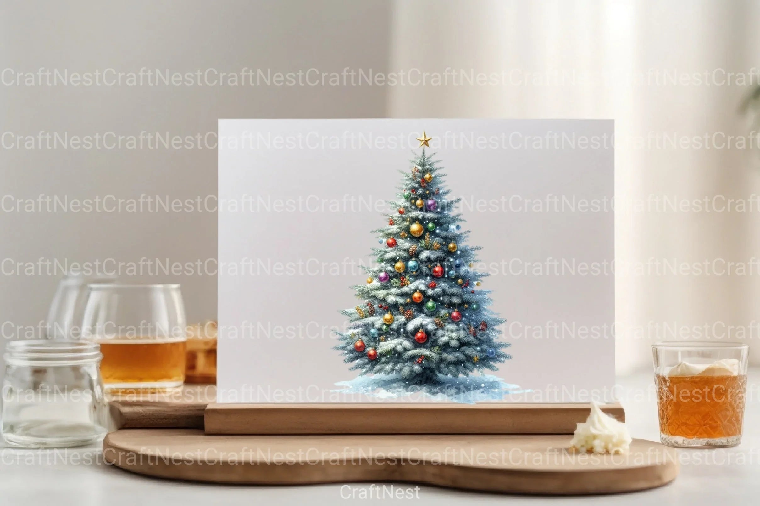 Christmas Tree Clipart Bundle 25 - CraftNest - Digital Crafting and Art