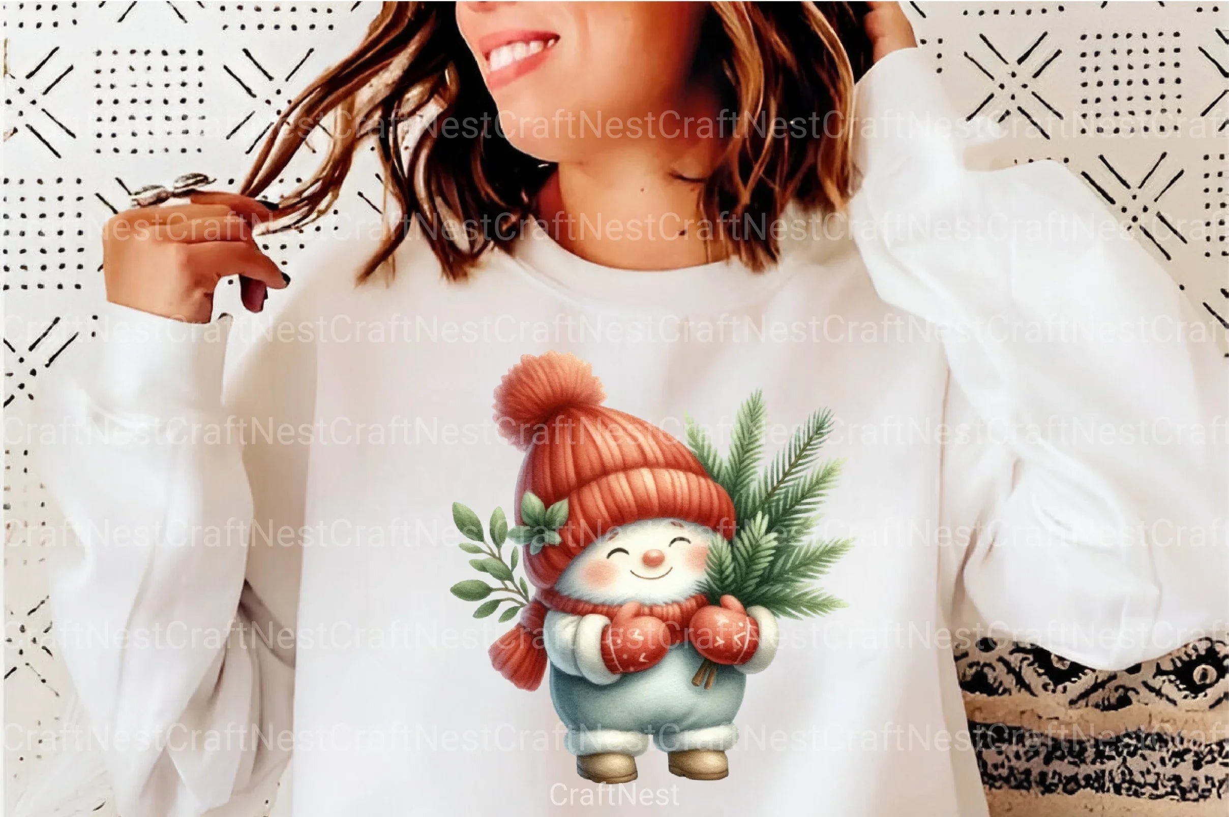 Gnome Christmas Cozy Clipart Bundle - CraftNest - Digital Crafting and Art