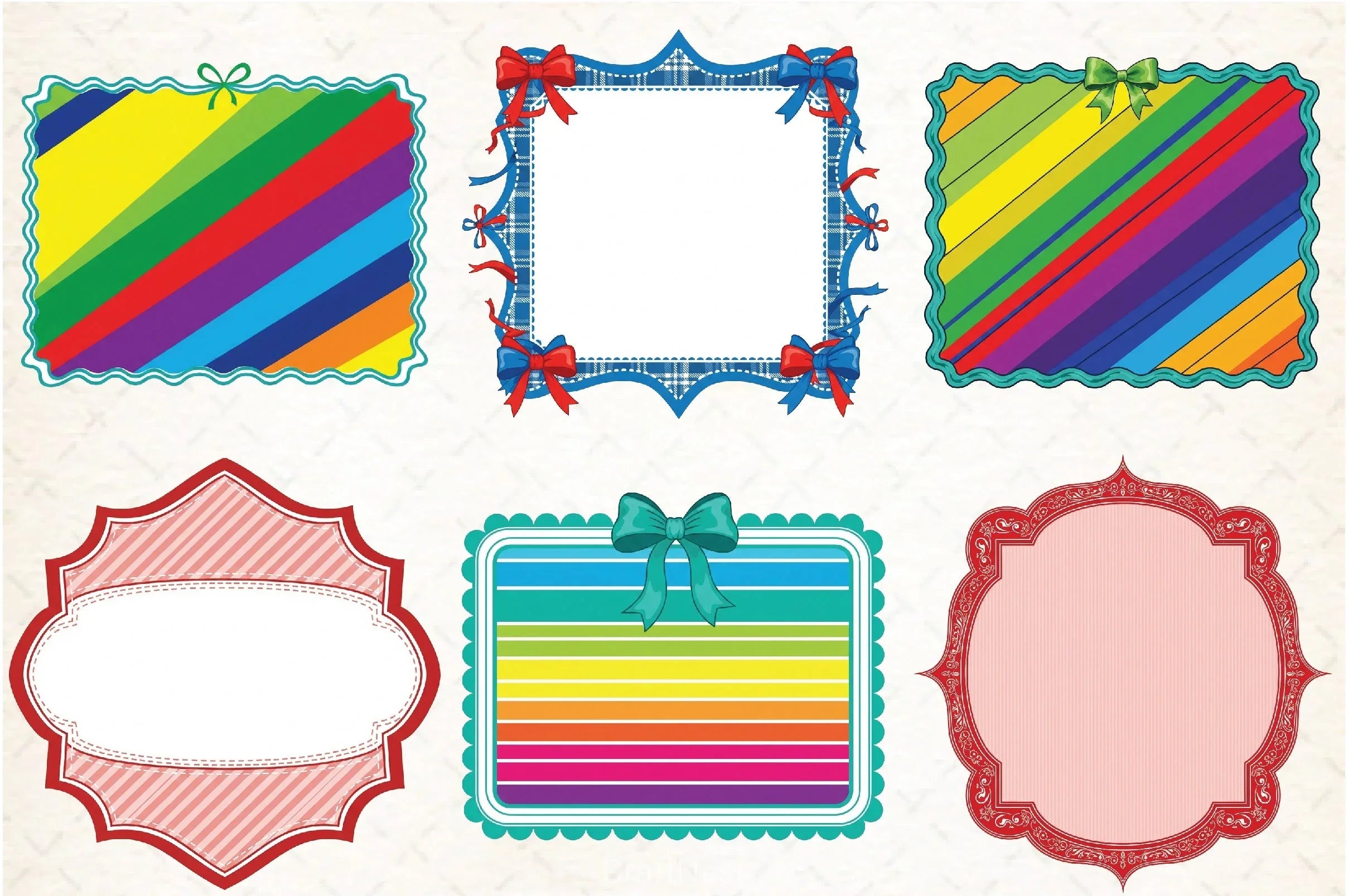 Border Frame Coquette Clipart Bundle - CraftNest - Digital Crafting and Art
