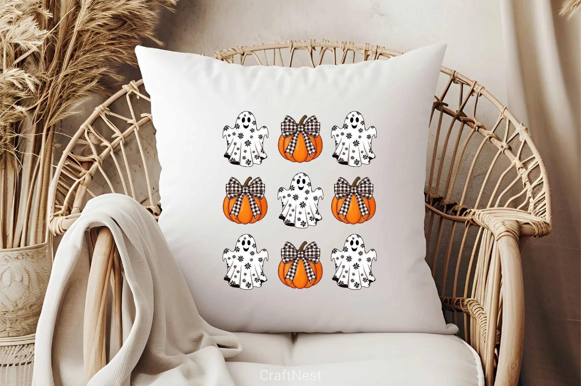 Pumpkins & Ghosts Clipart Bundle - CraftNest - Digital Crafting and Art