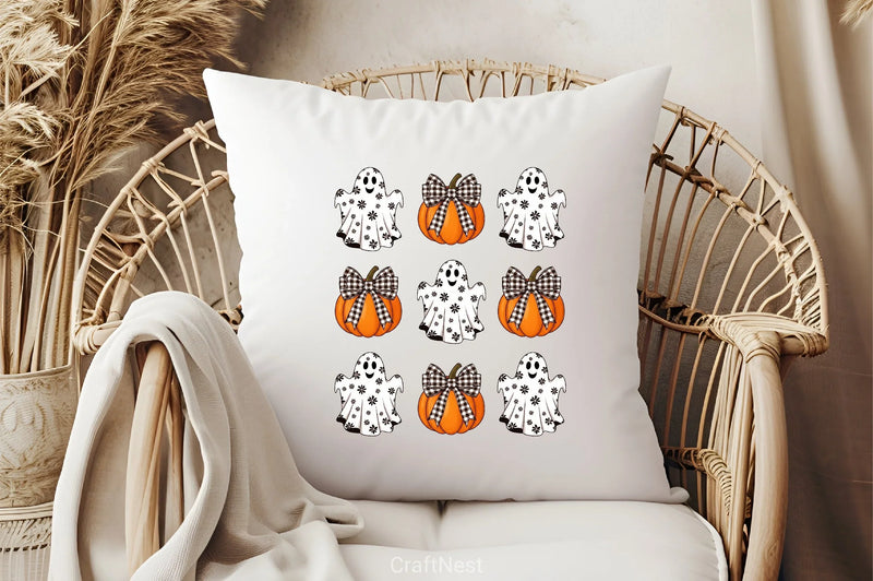 Pumpkins & Ghosts Clipart Bundle - CraftNest - Digital Crafting and Art