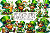 St Patrick's Leprechauns Clipart Bundle