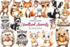 Woodland Animals Cute Baby Animals Clipart Bundle