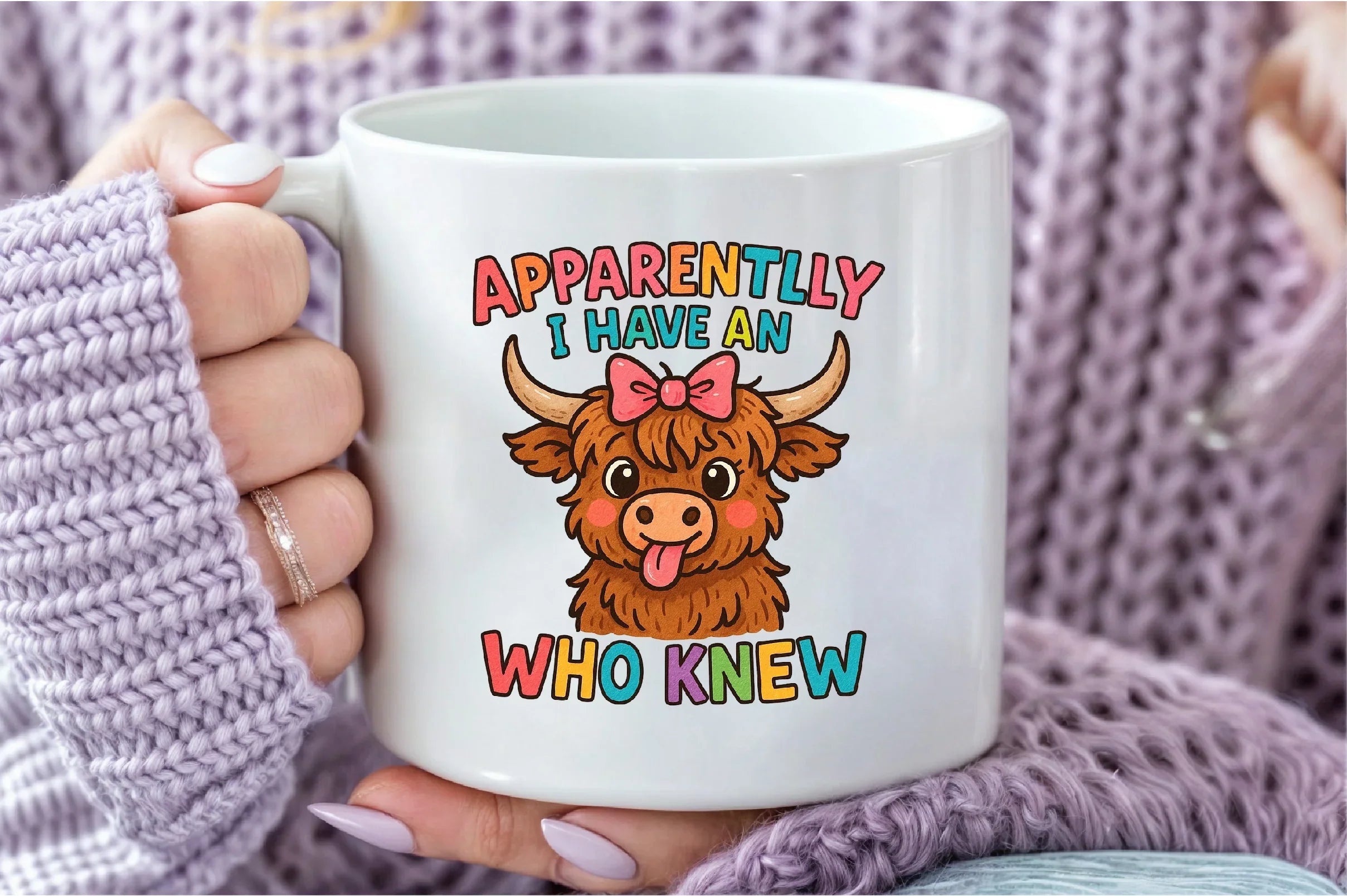 Funny Highland Cow Sarcastic Clipart Bundle - CraftNest - Digital Crafting and Art