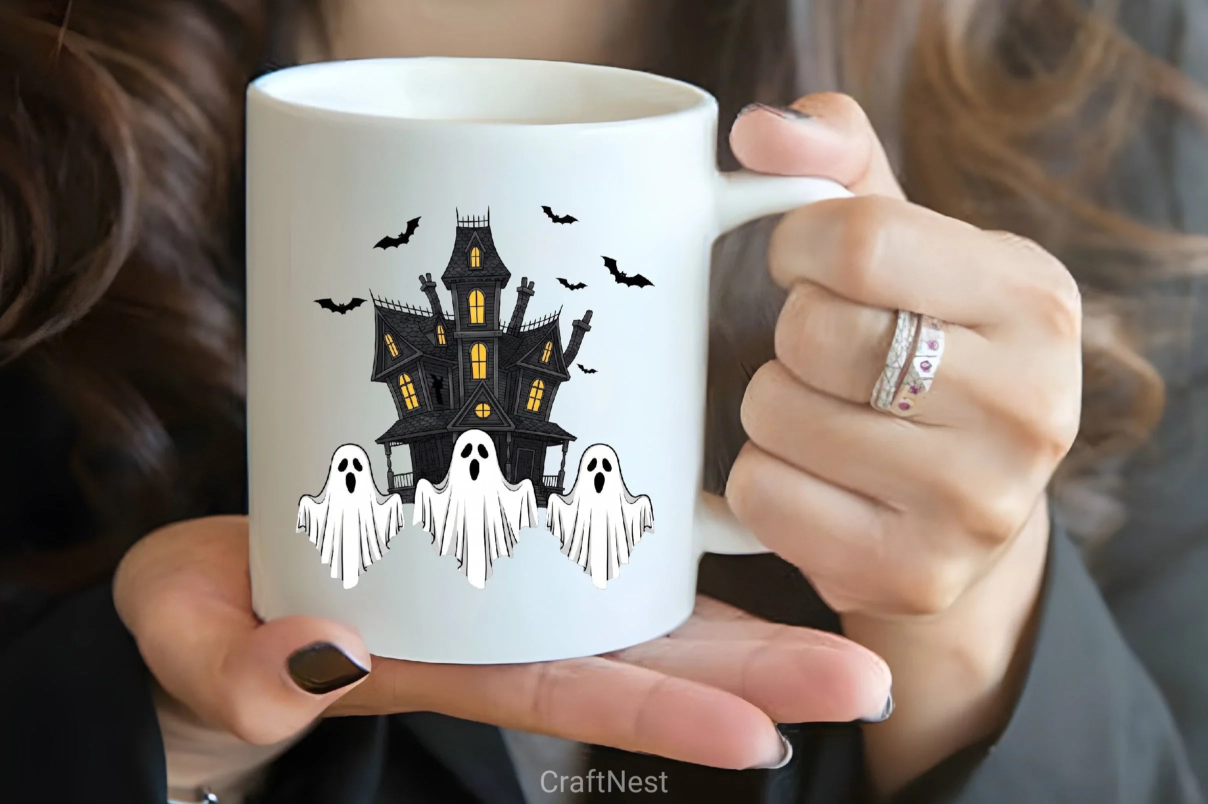 Vintage Halloween Ghost Clipart Bundle - CraftNest - Digital Crafting and Art