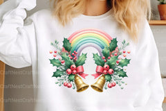 Christmas Pastel Rainbow Clipart Bundle - CraftNest - Digital Crafting and Art