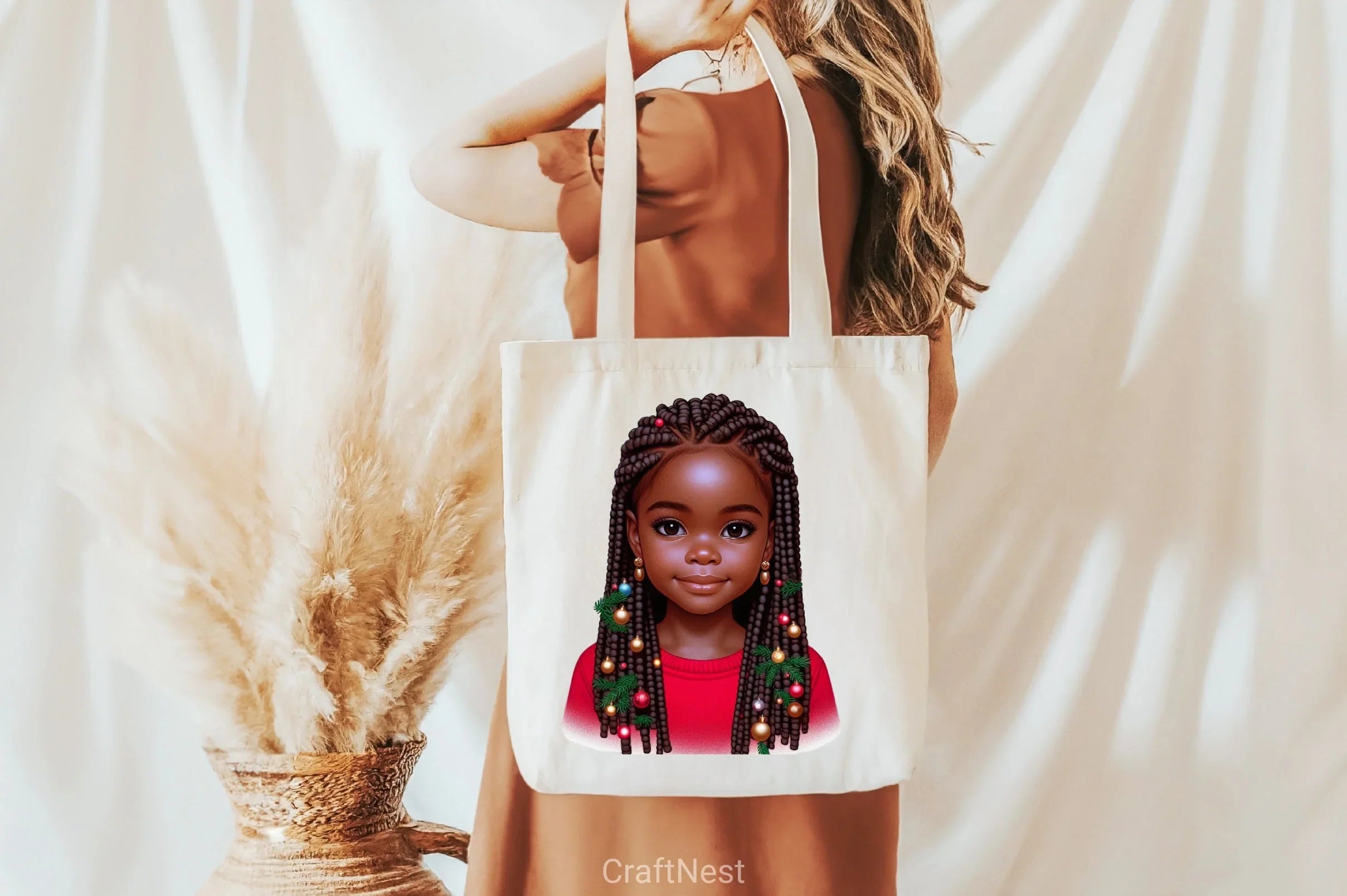 Christmas Black Girl Clipart Bundle 3 - CraftNest - Digital Crafting and Art