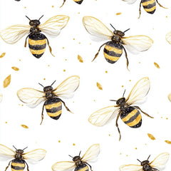 Lovely Bee Digital Paper - CraftNest - Digital Crafting and Art