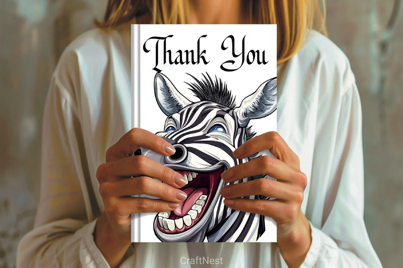 Funny Cartoon Zebra Clipart Bundle - CraftNest - Digital Crafting and Art