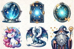 Magic & Celestial Clipart Bundle - CraftNest - Digital Crafting and Art