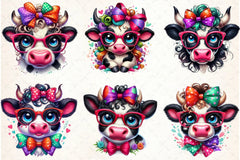 Funny Cow Clipart Bundle 4 - CraftNest - Digital Crafting and Art