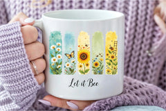 Let It Bee Positivity Spring Summer Clipart Bundle - CraftNest - Digital Crafting and Art