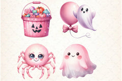 Pink Halloween Clipart Bundle 2 - CraftNest - Digital Crafting and Art